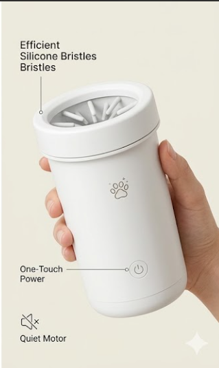 Automatic Dog Paw Cleaner - Portable Pet Paw Washer