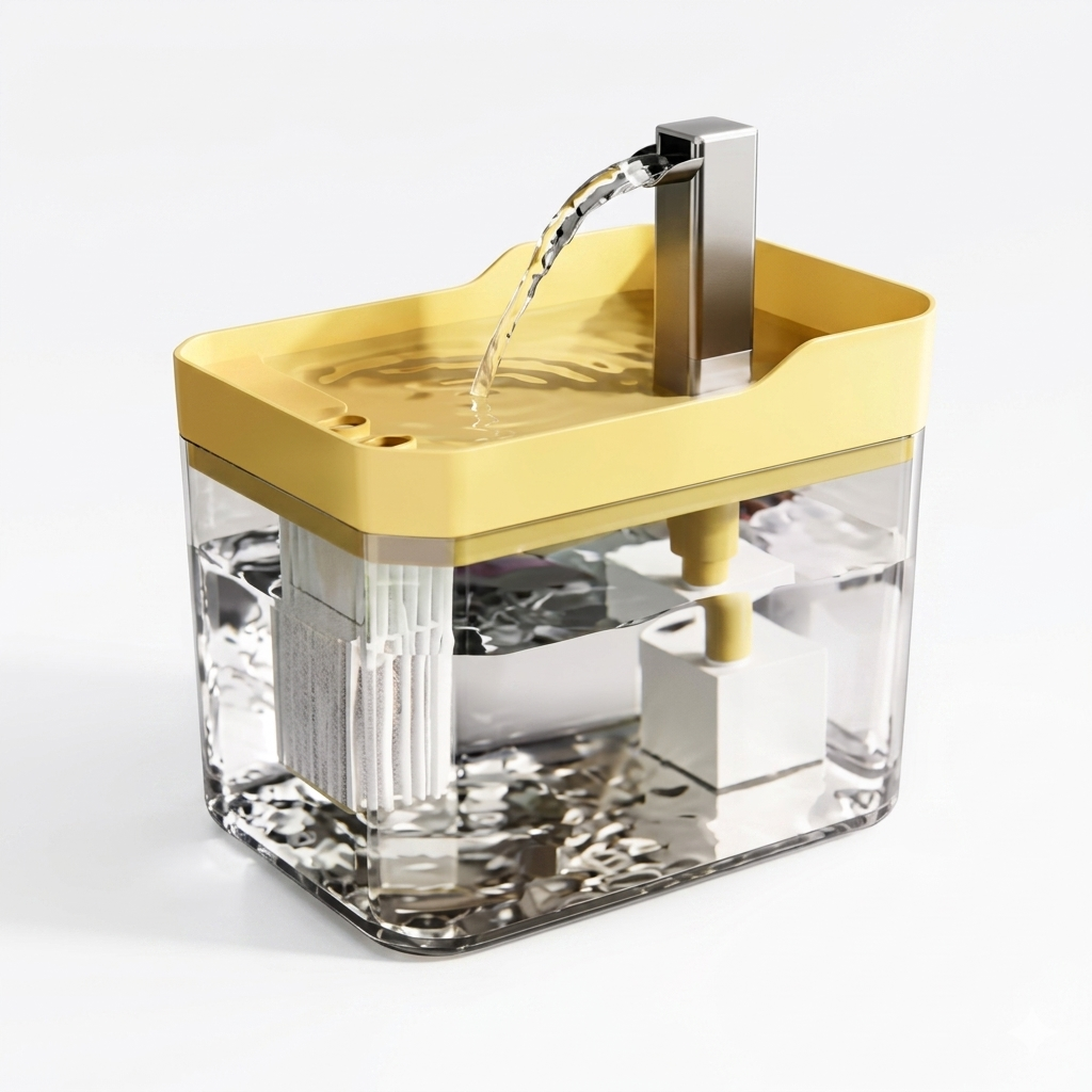 Automatic Cat Water Fountain  – Ultra Quiet Filtered Pet Water Dispenser
